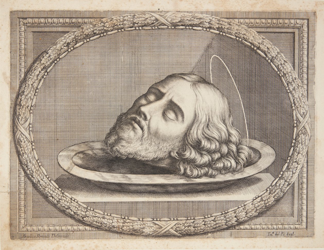 Johannes Döparens huvud på ett fat av Teresa del Pò