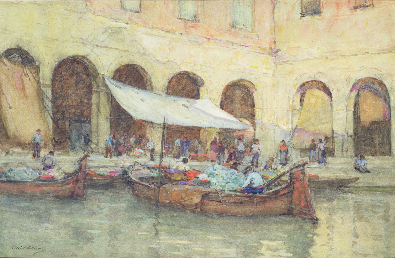 Rialtomarknaden, Venedig av Terrick Williams