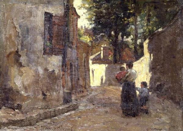 En sidogata, Honfleur av Terrick Williams