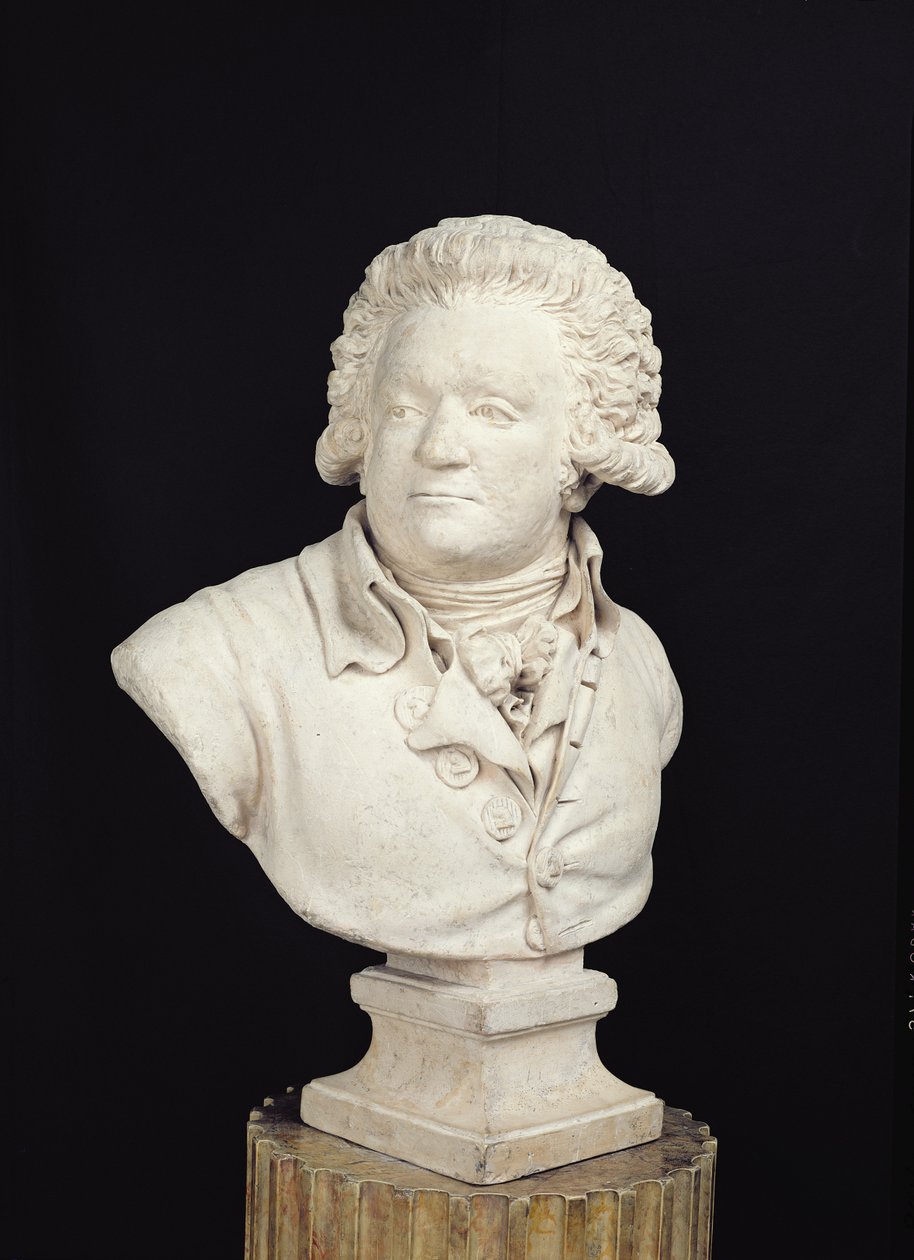 Byst av Mirabeau (1749-91) 1791 (gips) av Tessier