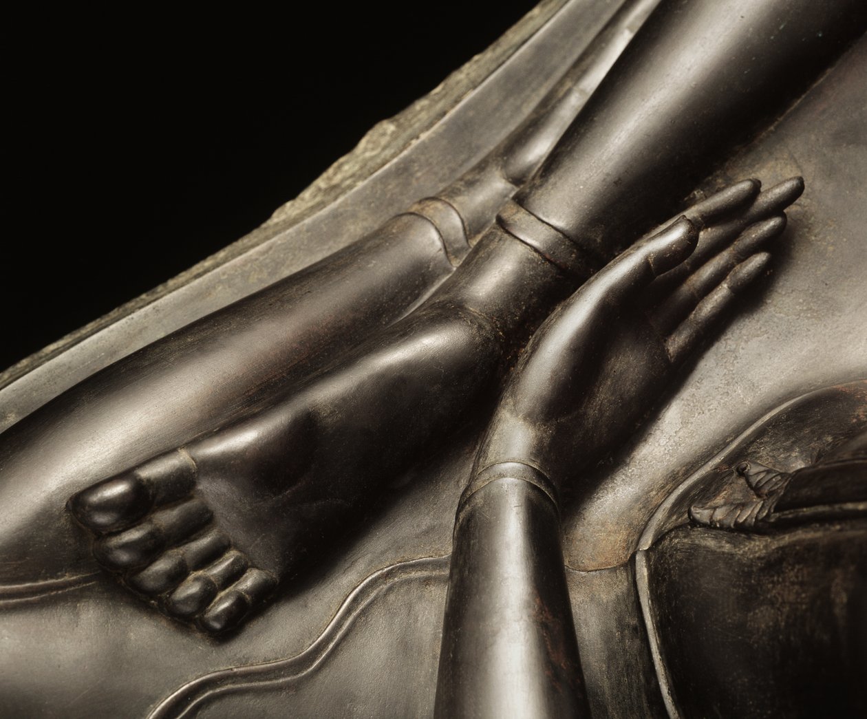 Hands of a Buddha, Sukhothai period (brons) av Thai School