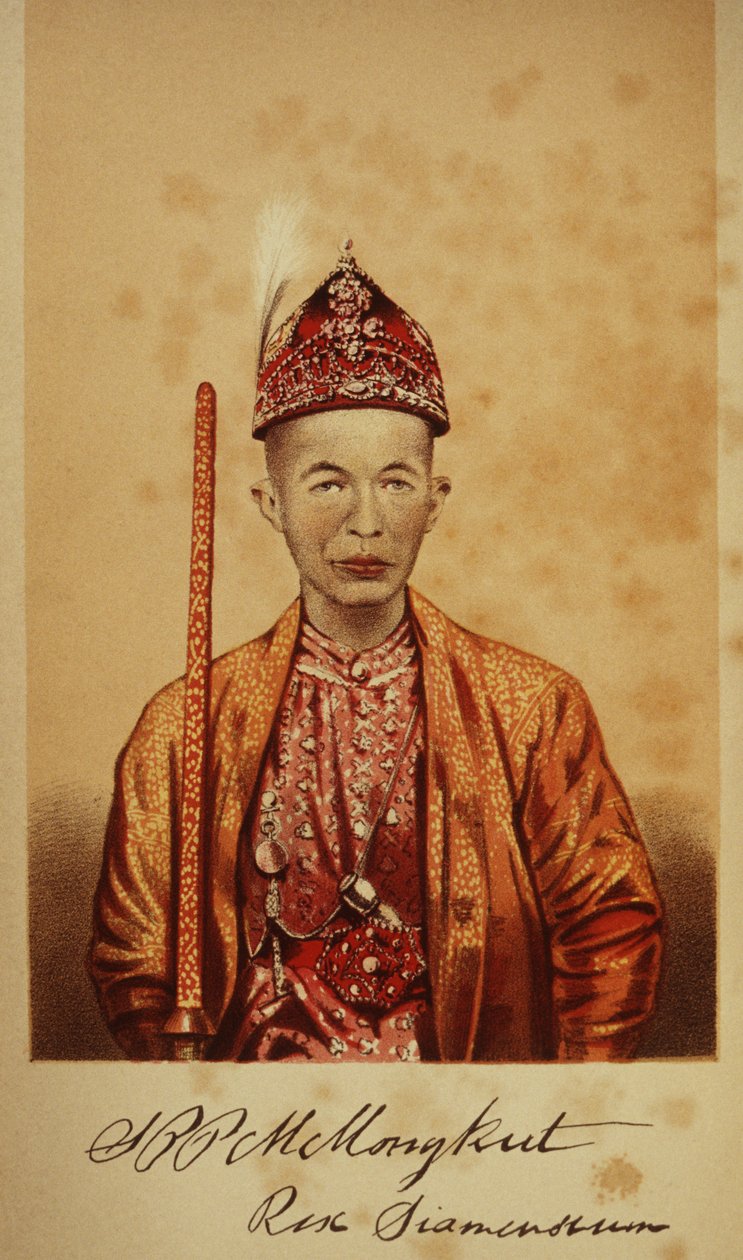 Porträtt av kung Mongkut av Thai School
