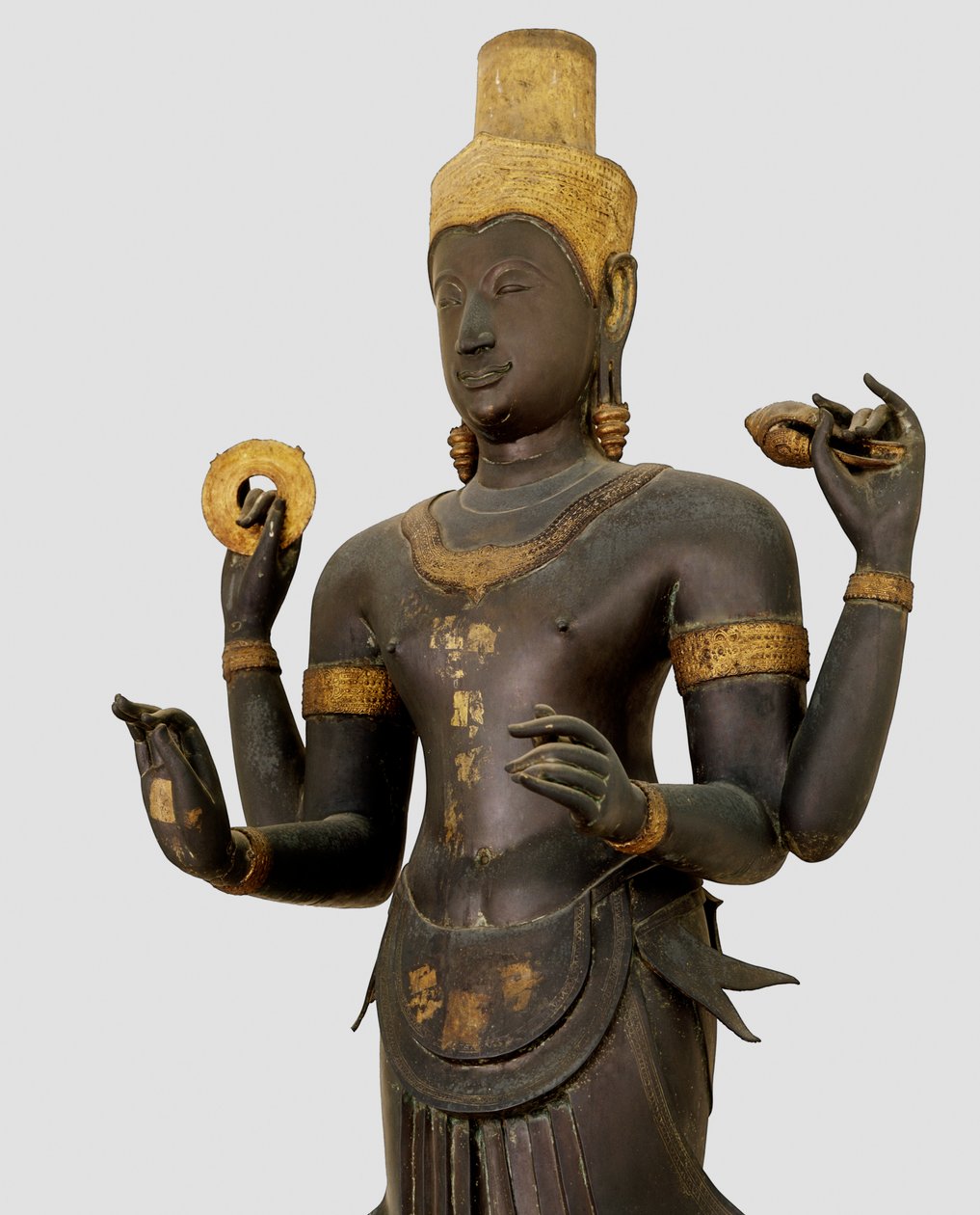 Staty av Vishnu (brons) av Thai School