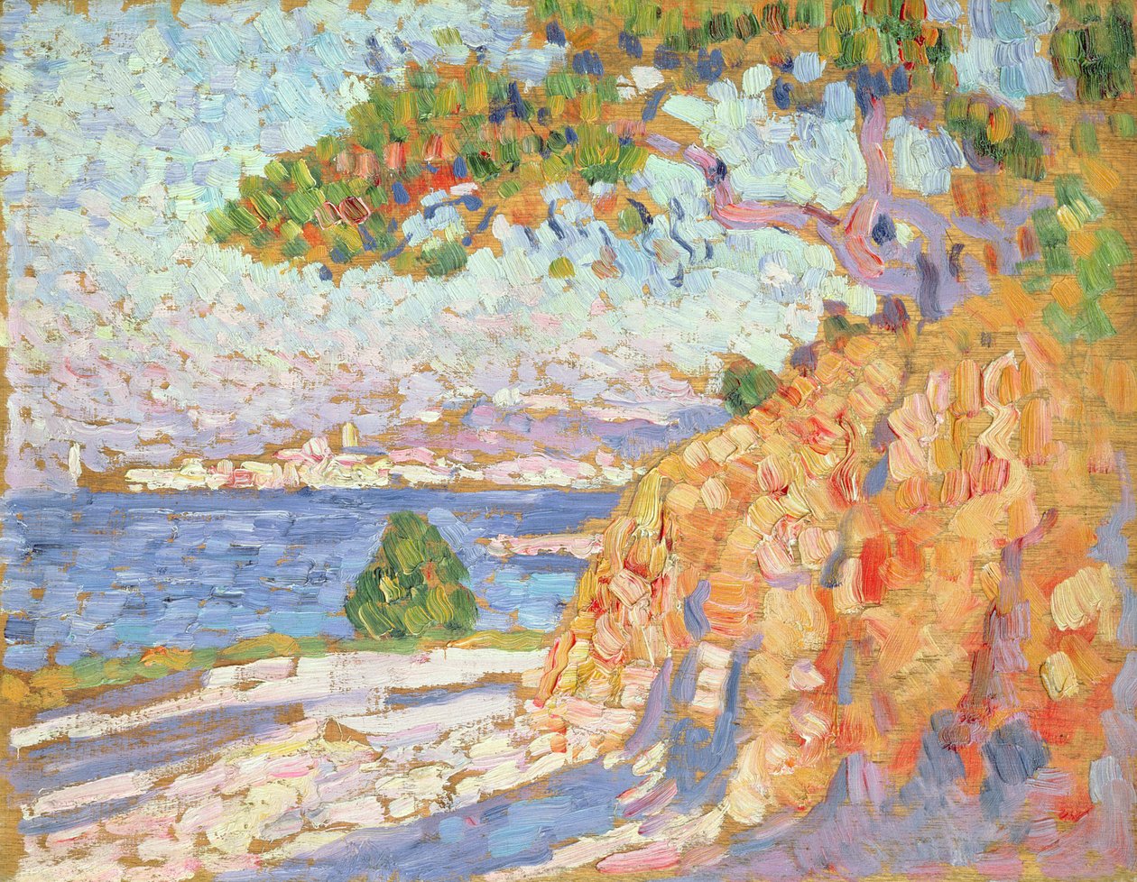 Landskap i Midi, ca 1910 av Théo van Rysselberghe