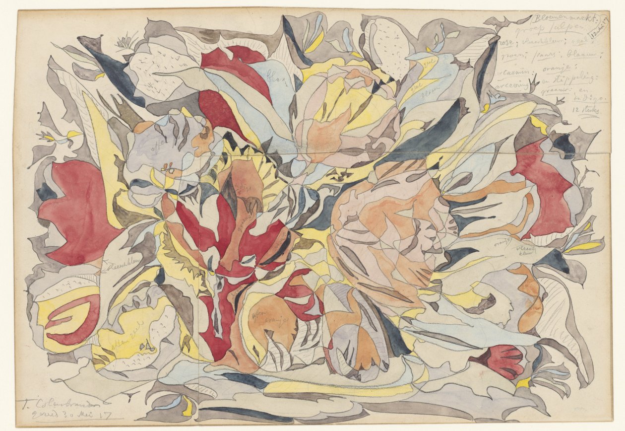 Blomstermarknad av Theo Colenbrander