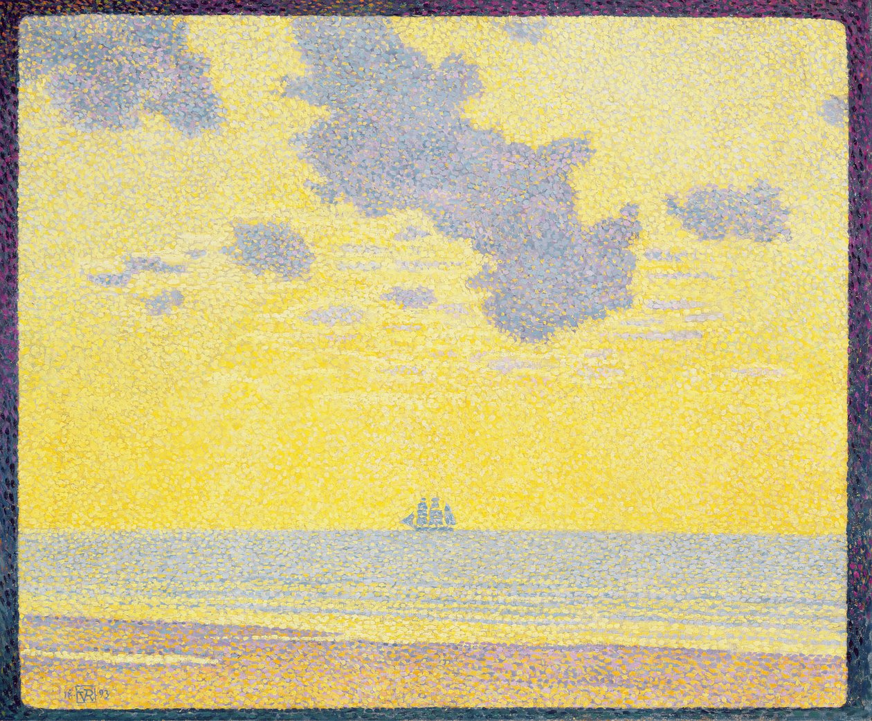 Stora moln av Théo van Rysselberghe