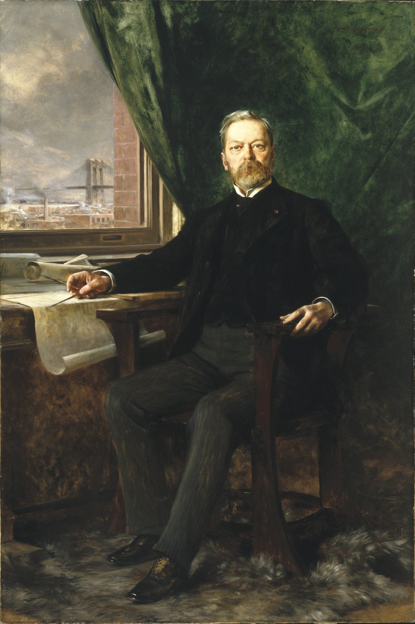 Porträtt av Washington A. Roebling, 1899 av Theobald Chartran