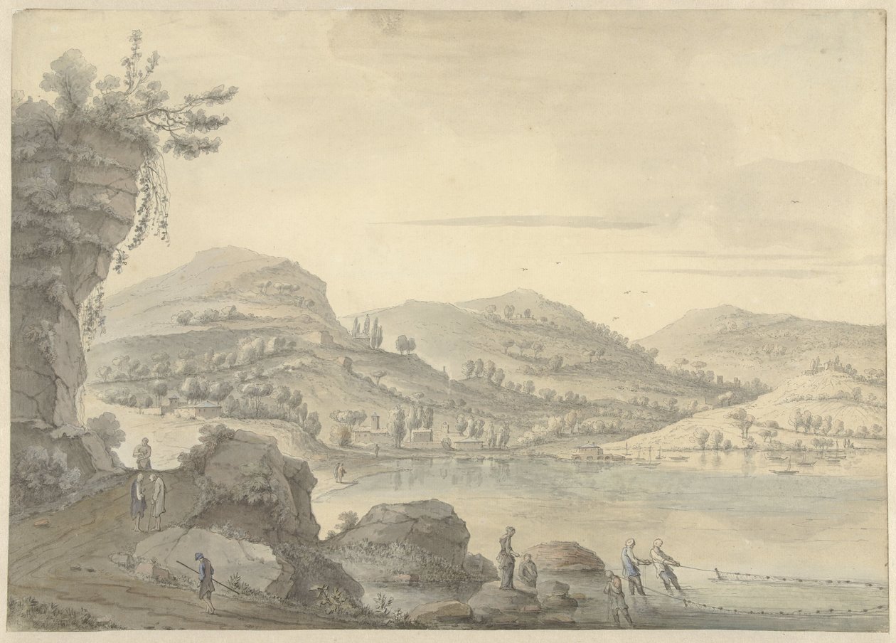 Kinesiskt fantasilandskap av Theodoor Wilkens (possibly)