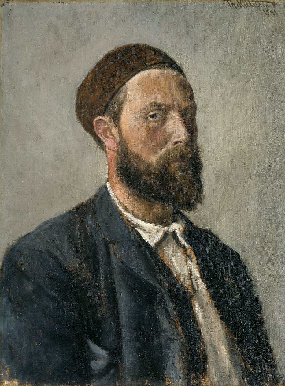 Self-Portrait av Theodor Kittelsen