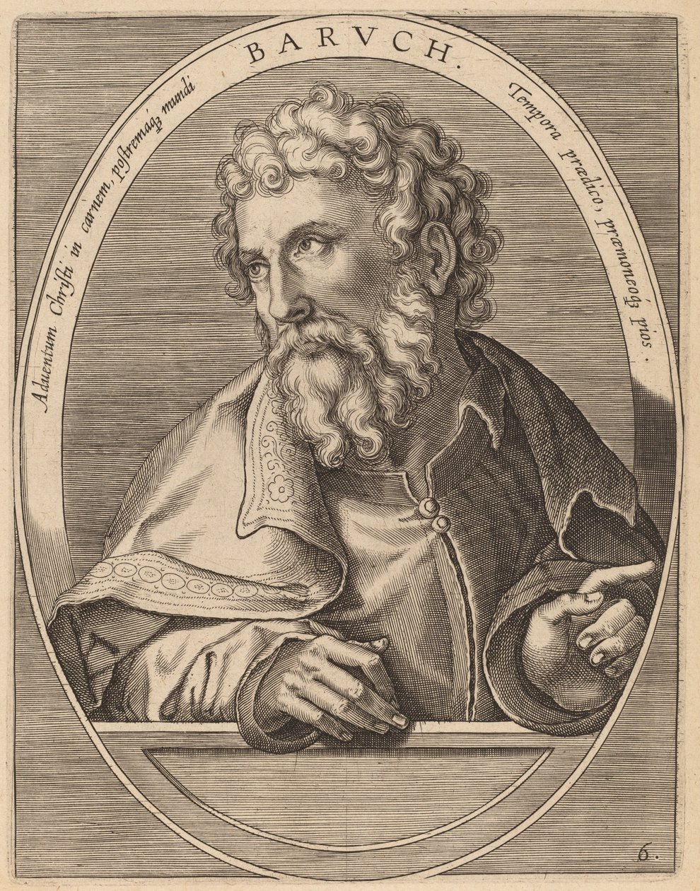 Baruch av Theodor Galle after Jan van der Straet