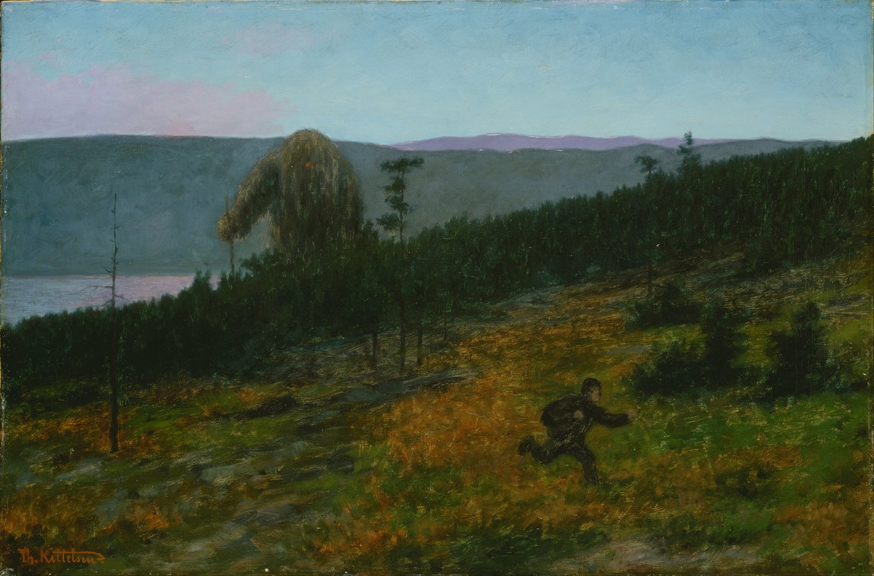 Askkillen och trollet av Theodor Kittelsen
