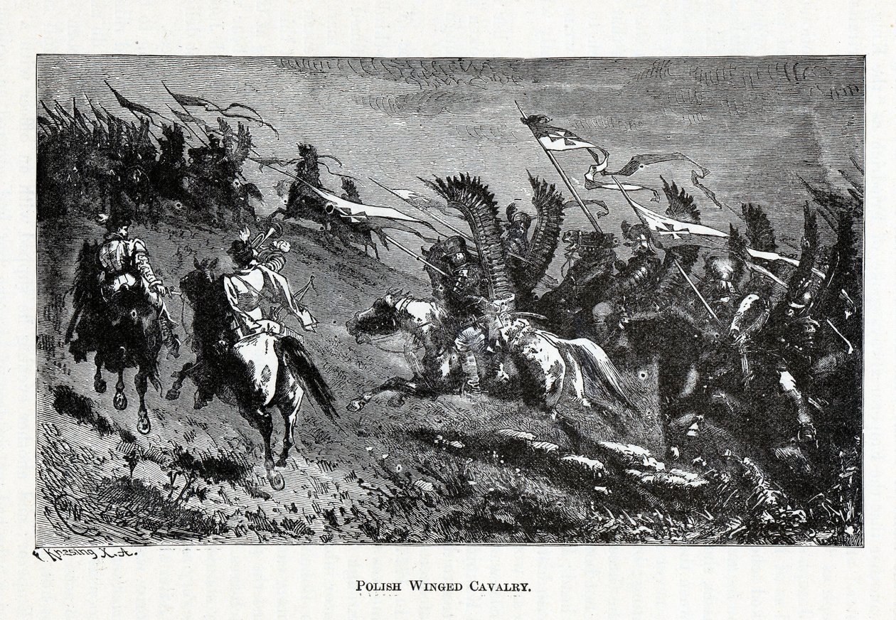 Polskt bevingat kavalleri, 1882 av Theodor Knesing