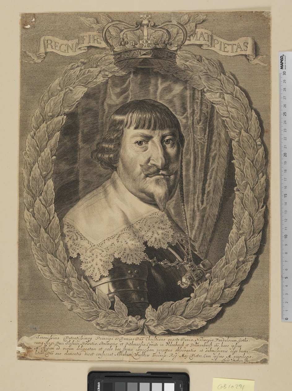 Christian IV, kung av Danmark av Theodor Matham