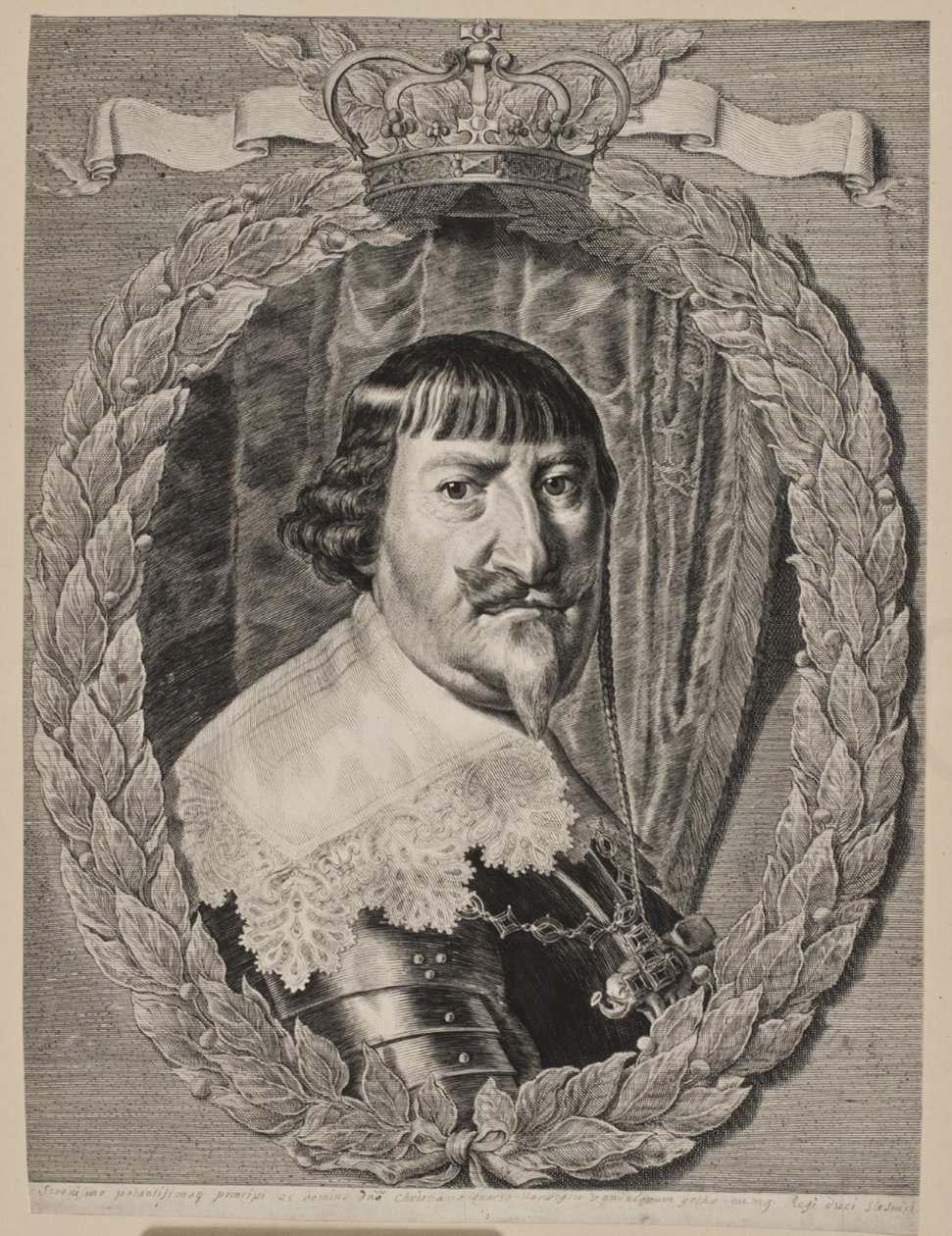 Christian IV, kung av Danmark av Theodor Matham