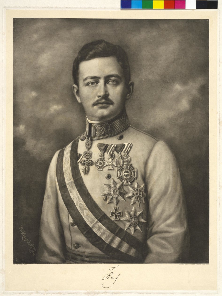 Kejsare av Österrike Karl I av Theodor Mayerhofer