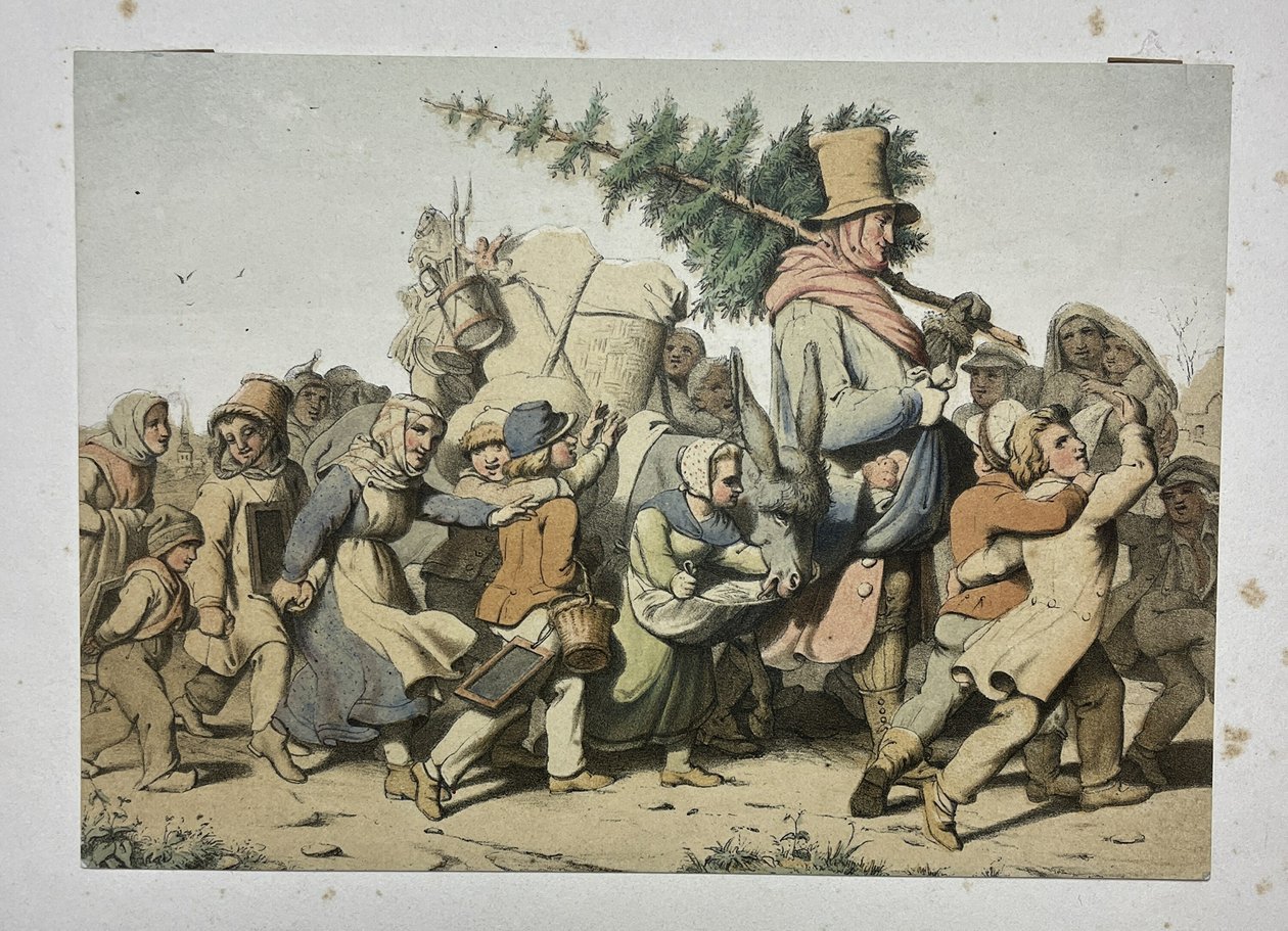 Sankt Nikolaus omgiven av barn av Theodor Mintrop