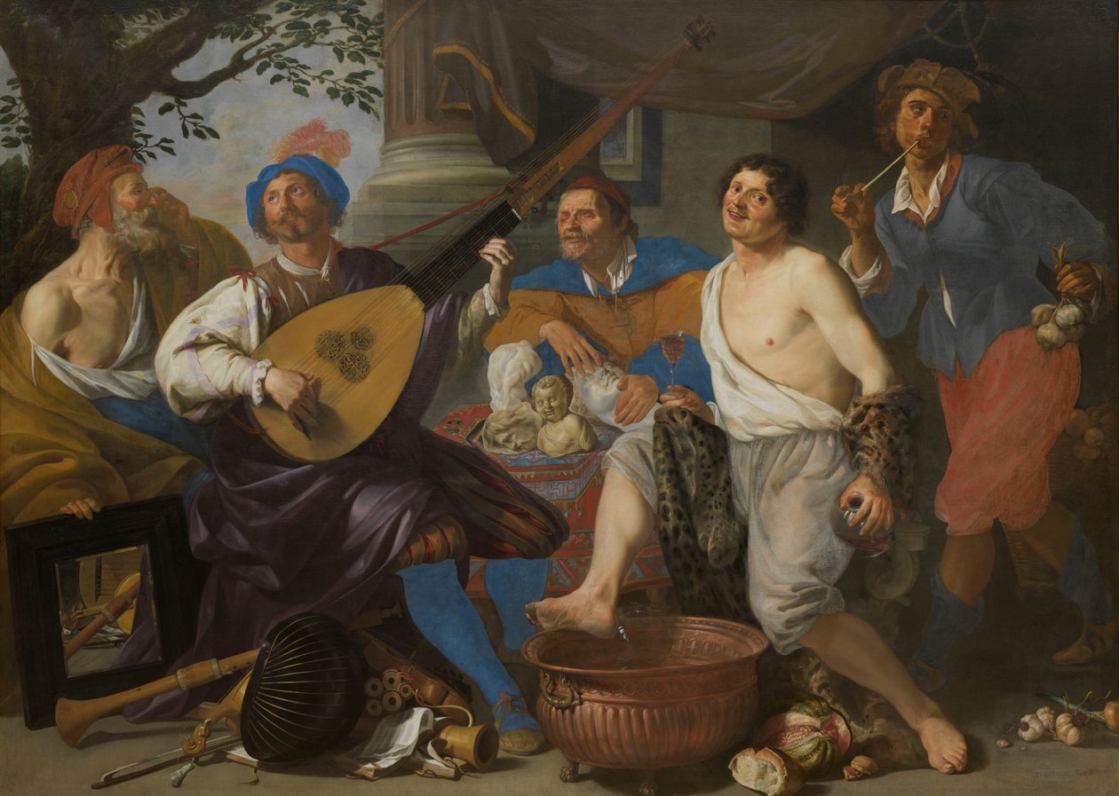 Allegori över de fem sinnena av Theodor Rombouts