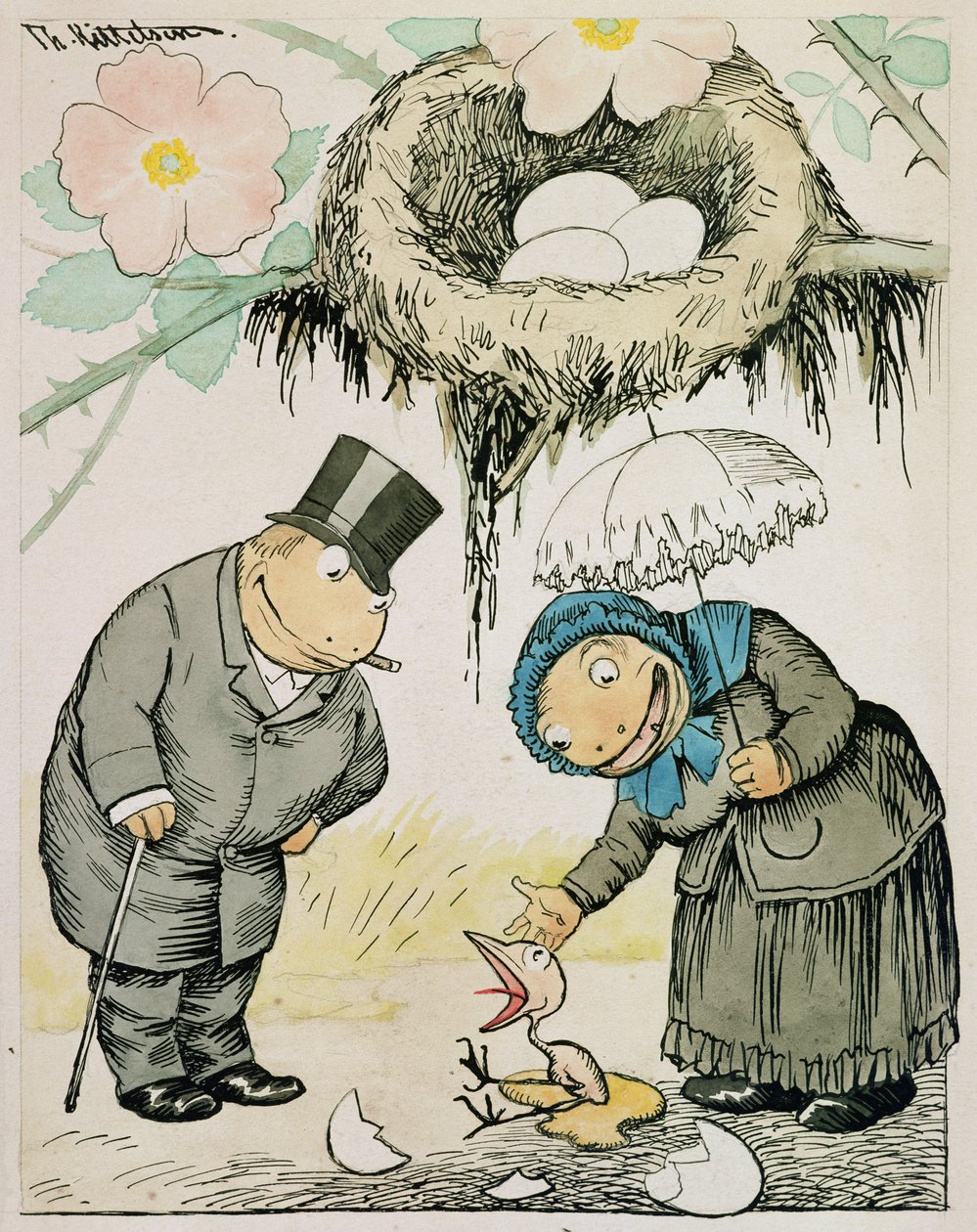 En tidig leverans av Theodor Kittelsen