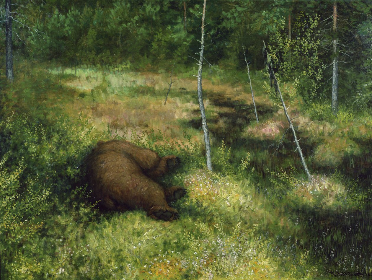 bar bärare av Theodor Kittelsen