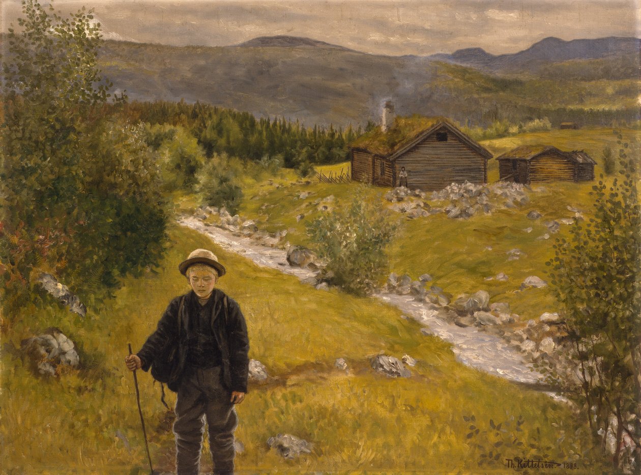 Farväl mamma av Theodor Kittelsen