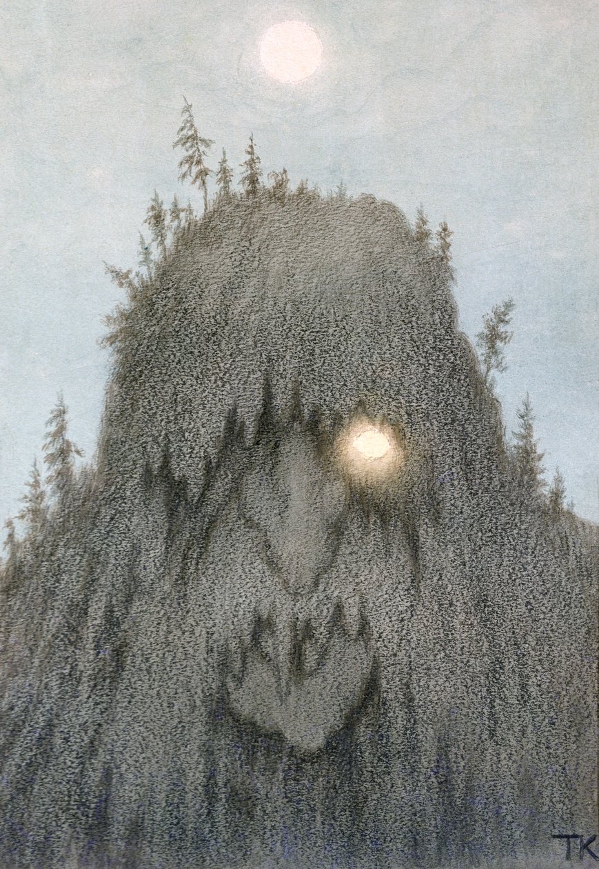 Skogstroll av Theodor Kittelsen