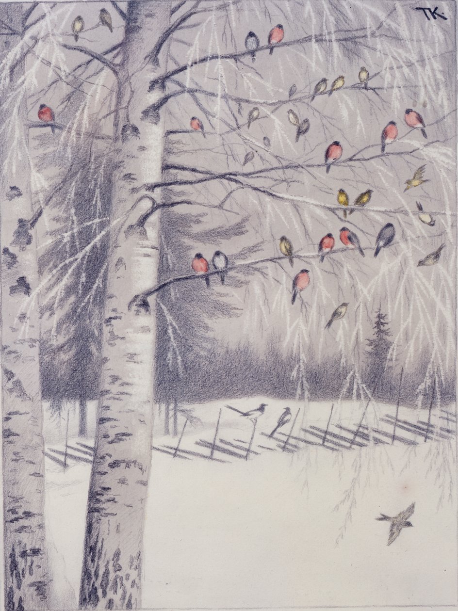 Nyårsgäster av Theodor Kittelsen