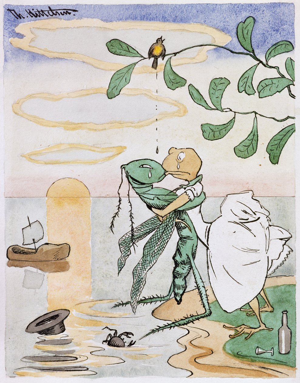 Sjuk kärlek av Theodor Kittelsen