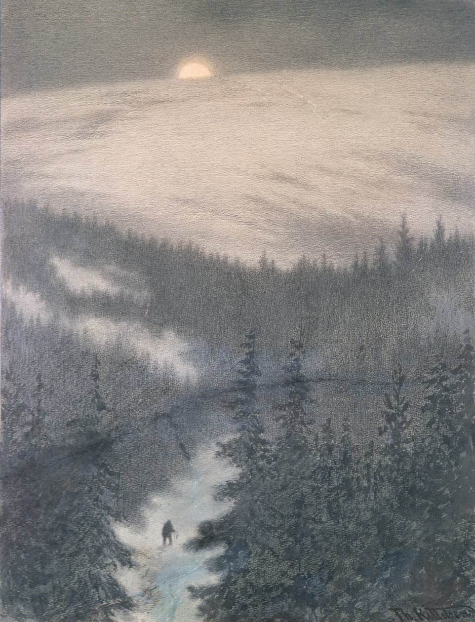 Småbrukare av Theodor Kittelsen