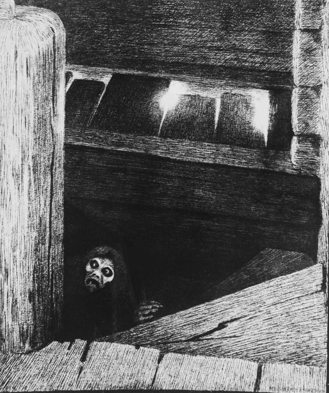 Den svarta döden av Theodor Kittelsen