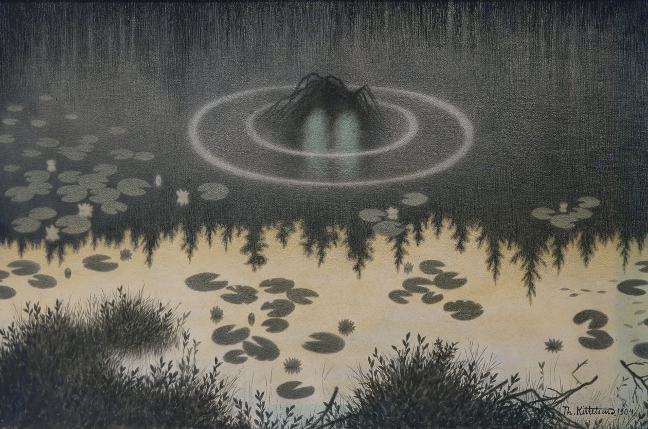 Vattensprite av Theodor Kittelsen