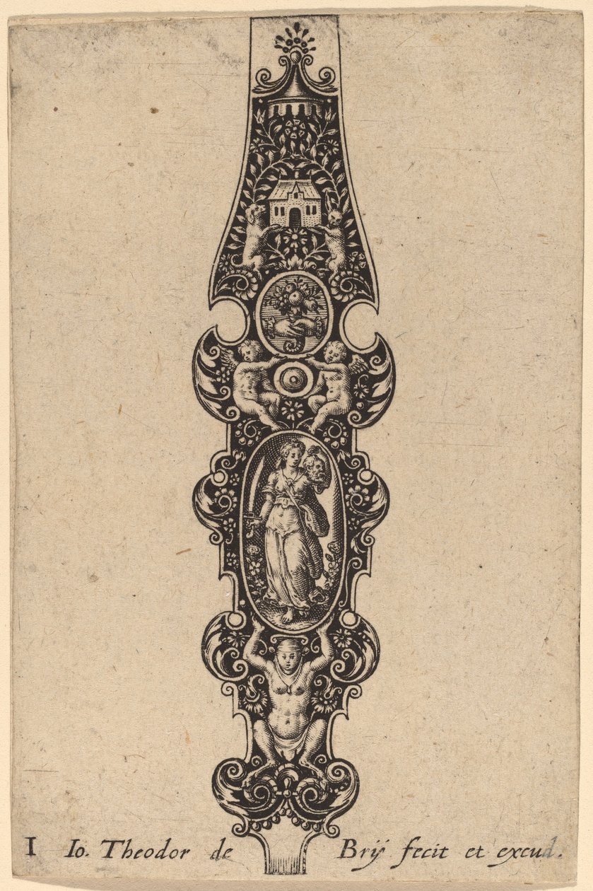 Prydnad av Theodor de Bry