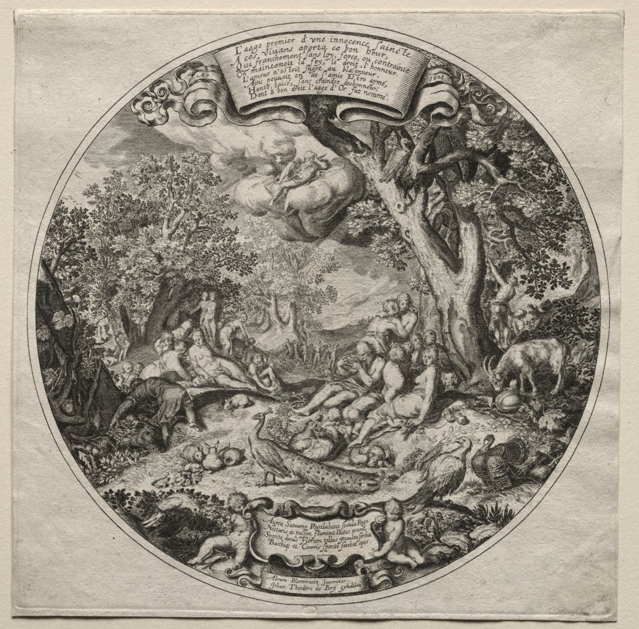 Den gyllene åldern av Theodor de Bry