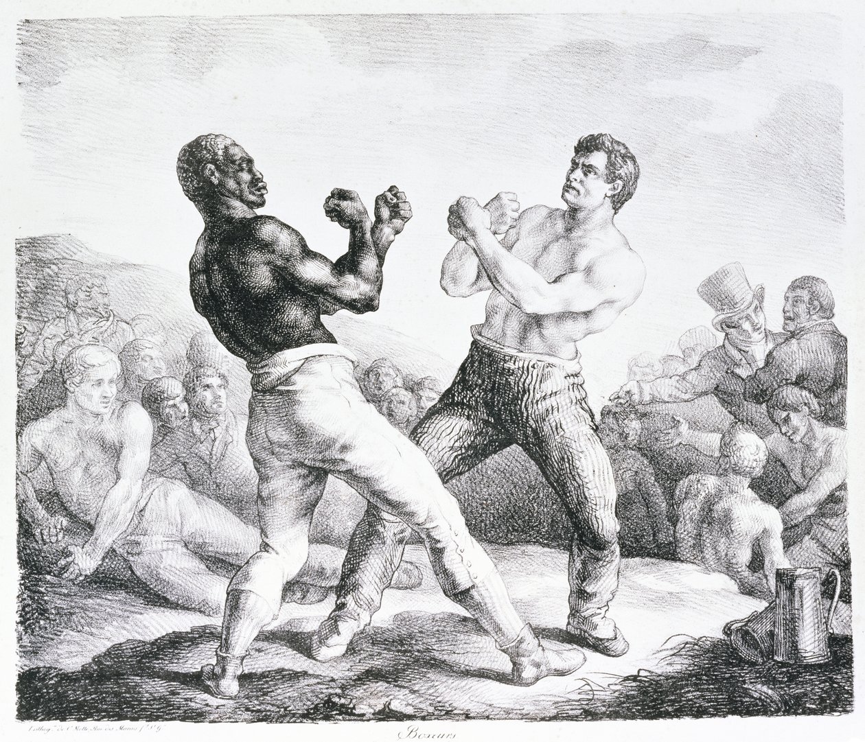 Boxarna, 1818 av Theodore Gericault