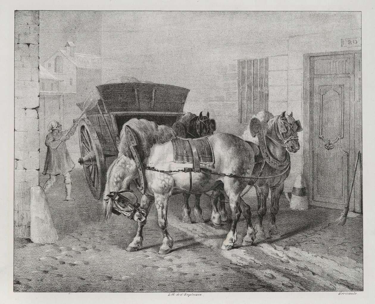 Stövmännen, 1822 av Theodore Gericault