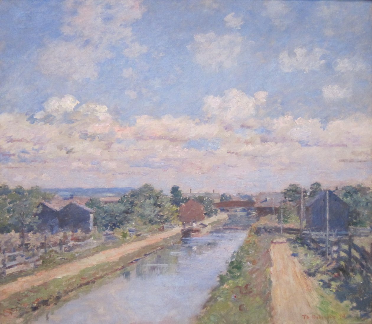 Port Ben, Delaware and Hudson Canal  av Theodore Robinson