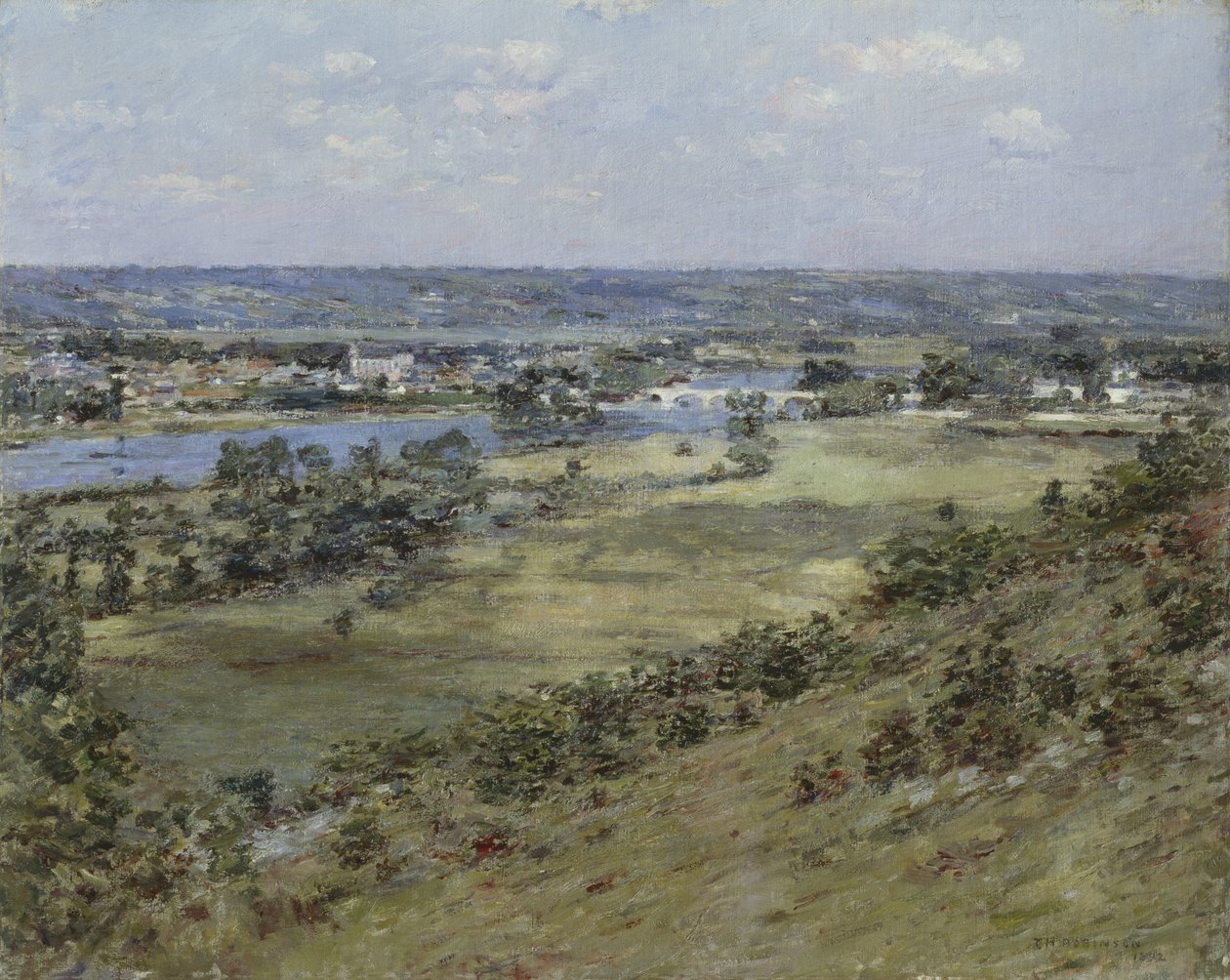 Seinedalen, 1892 av Theodore Robinson