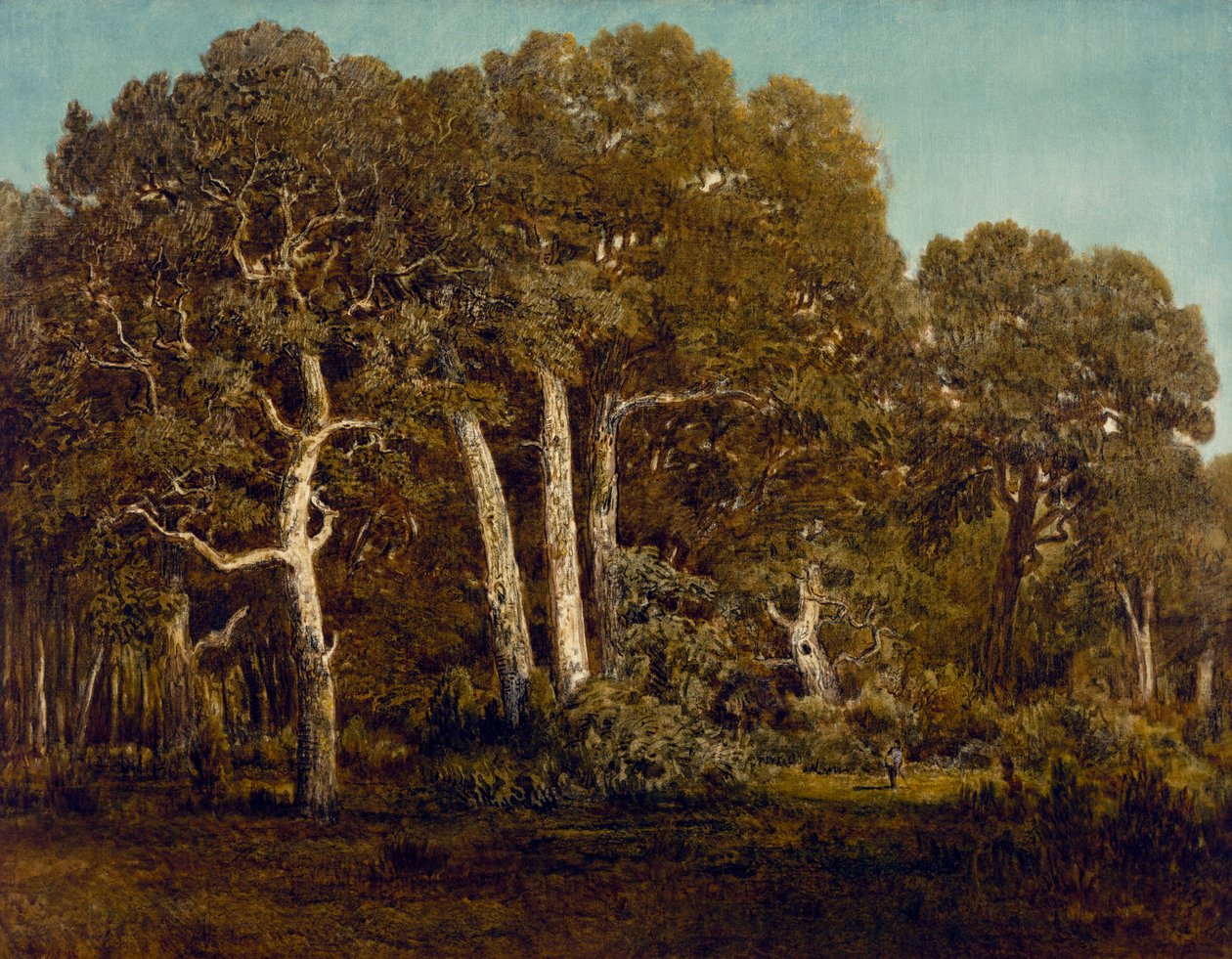 The Great Oaks of Old Bas-Breau, 1864 av Pierre Etienne Theodore Rousseau