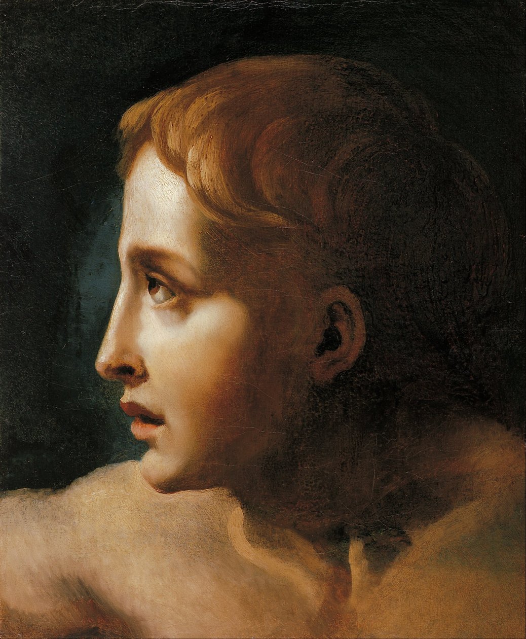 Head of a Youth av Theodore Gericault