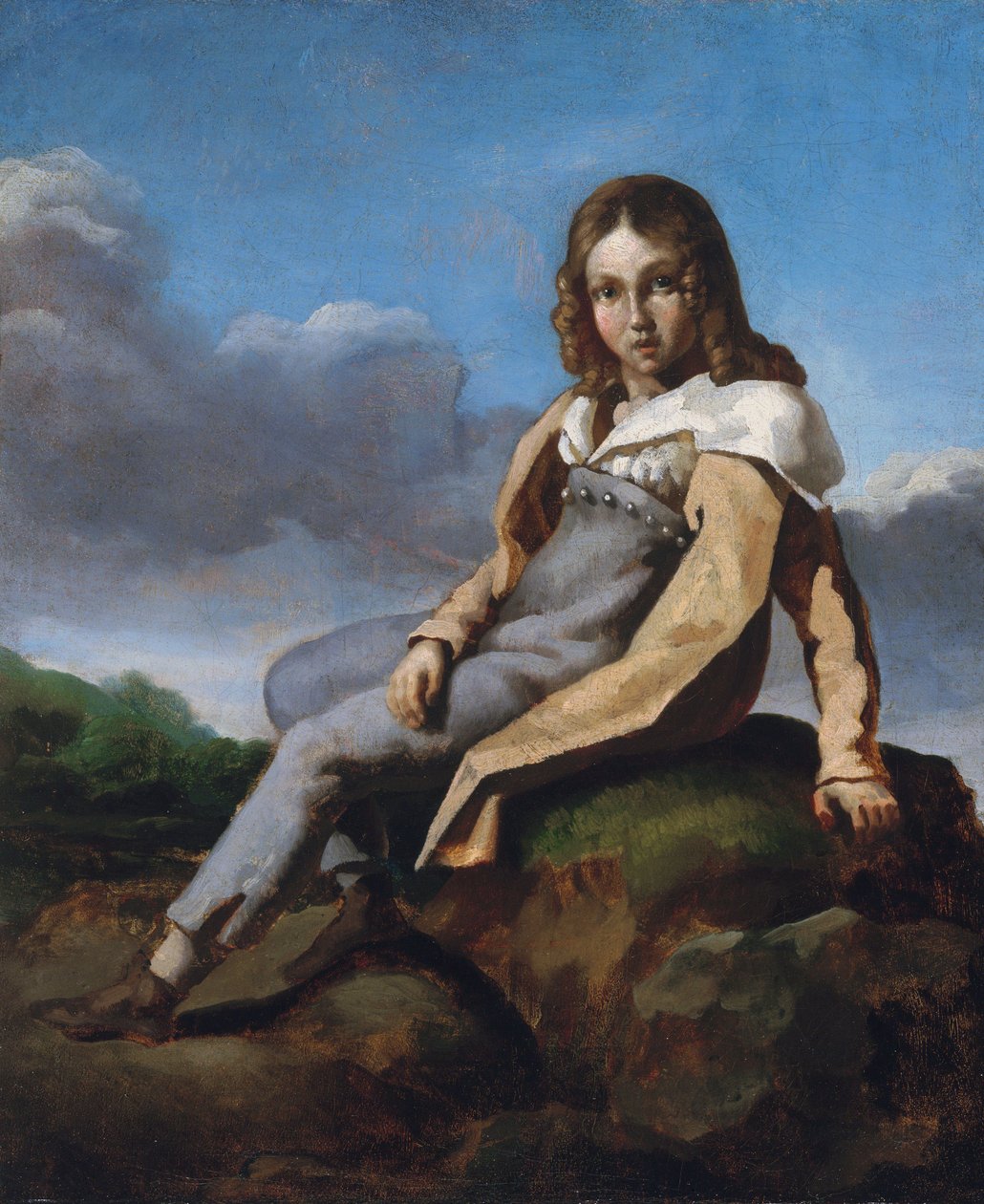 Alfred Dedreux (1810-1860) som barn av Theodore Gericault