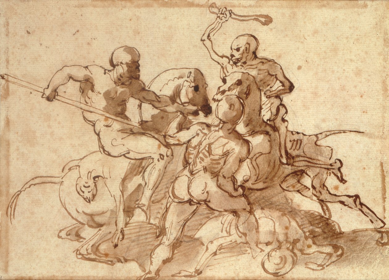 Kämpa med döden av Theodore Gericault