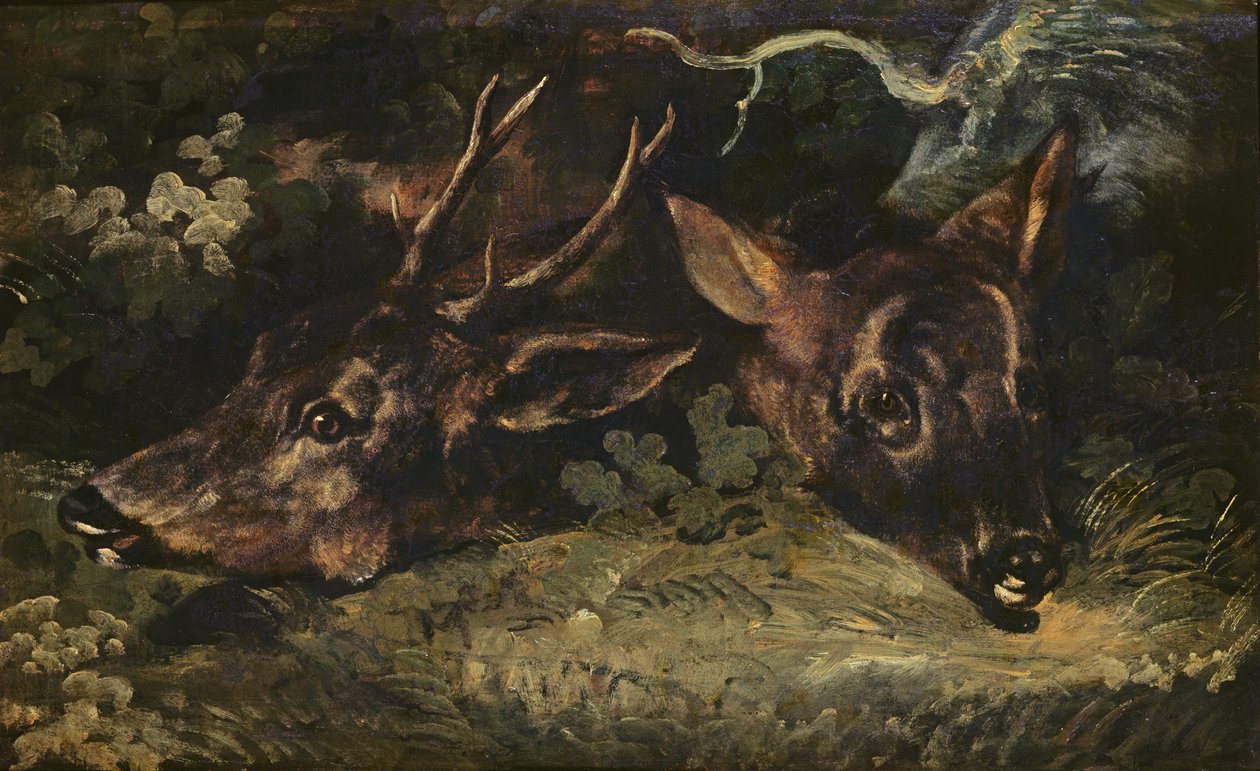 Chefer för rådjur, 1815 av Theodore Gericault