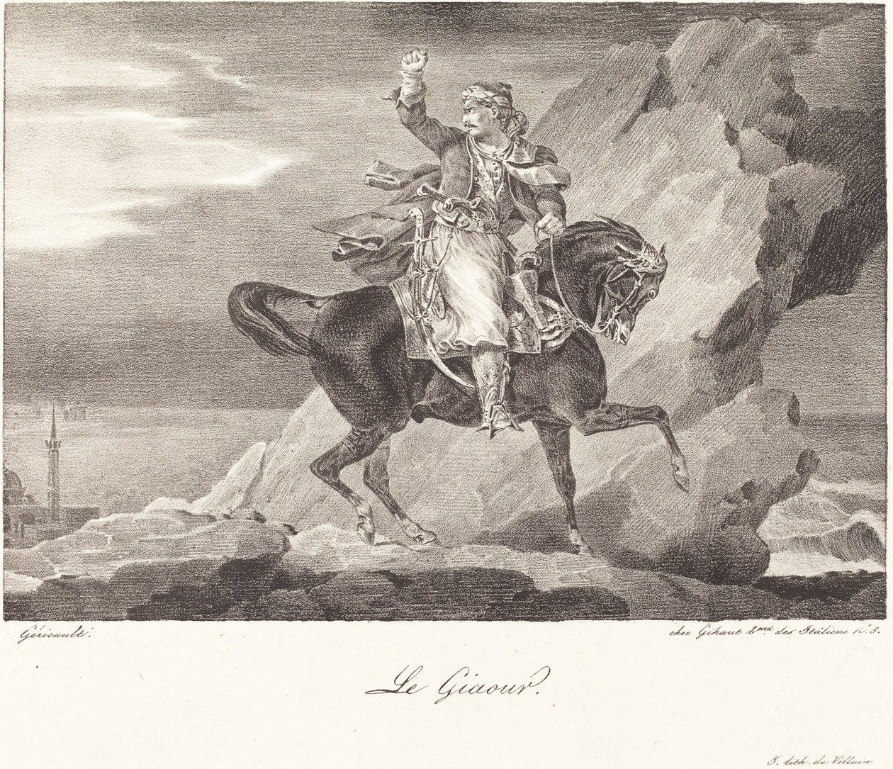 Le Giaour (den otrogna) av Theodore Gericault