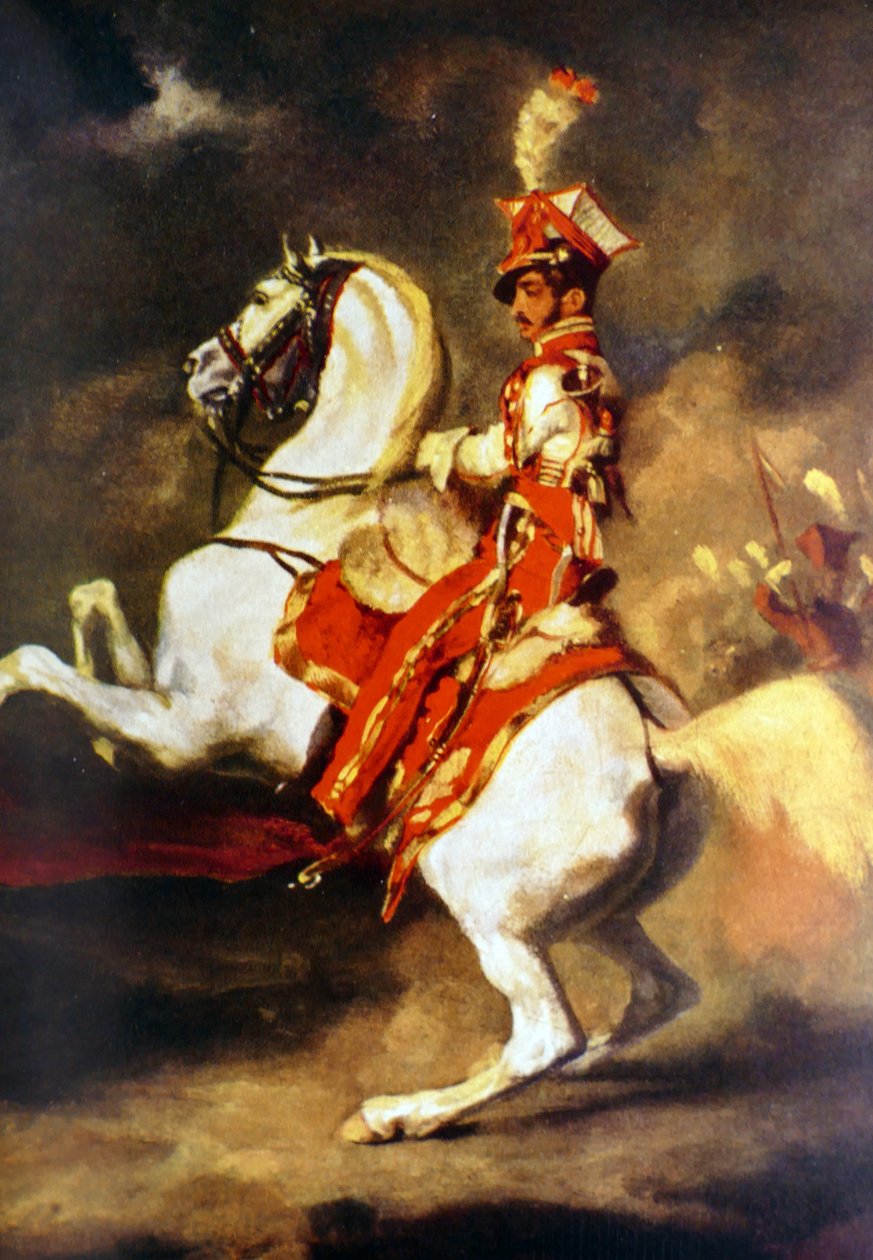 Polsk trumpetare 1813-14 (målning) av Theodore Gericault