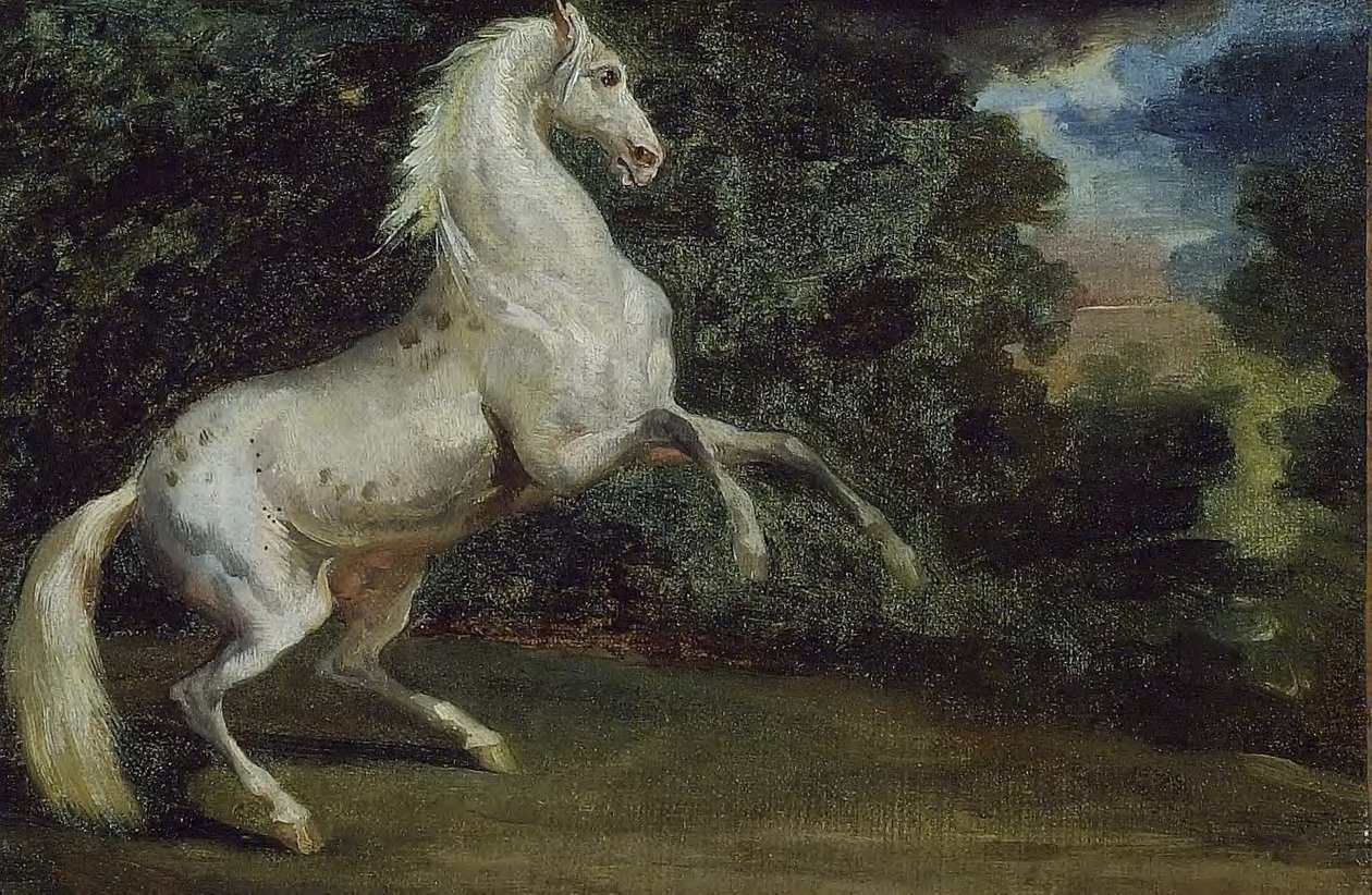 Stigande häst av Theodore Gericault