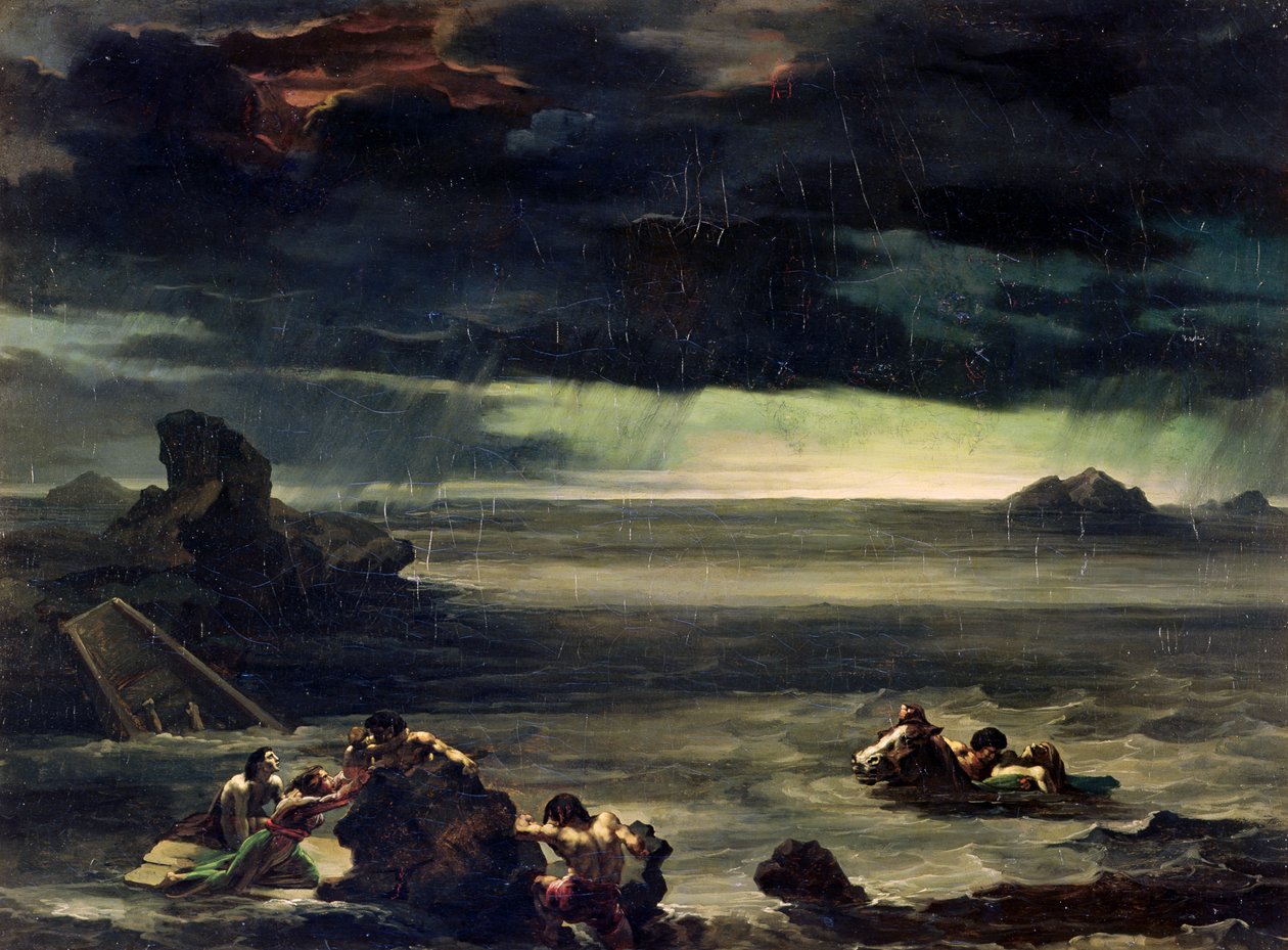 Syndfloden, 1818-20 av Theodore Gericault