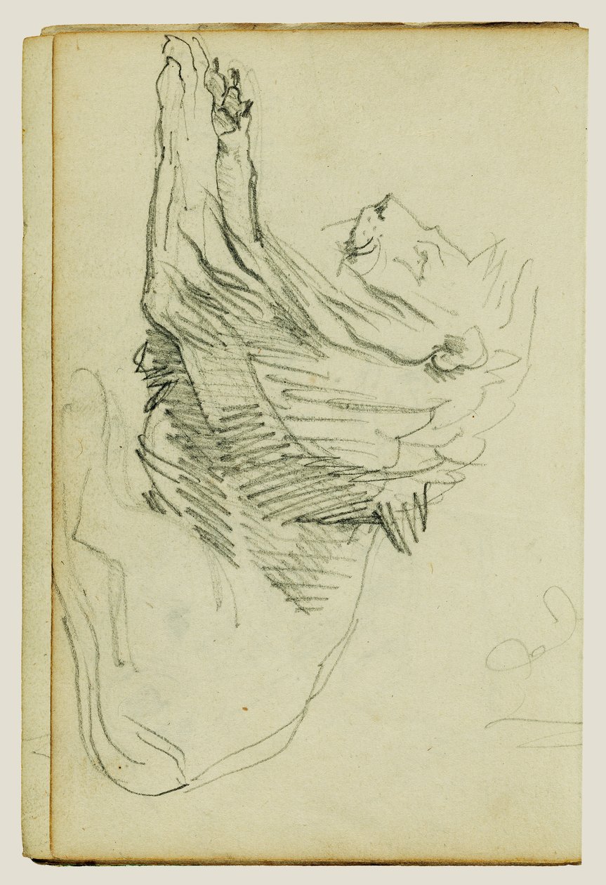 Sittande lejon av Theodore Gericault