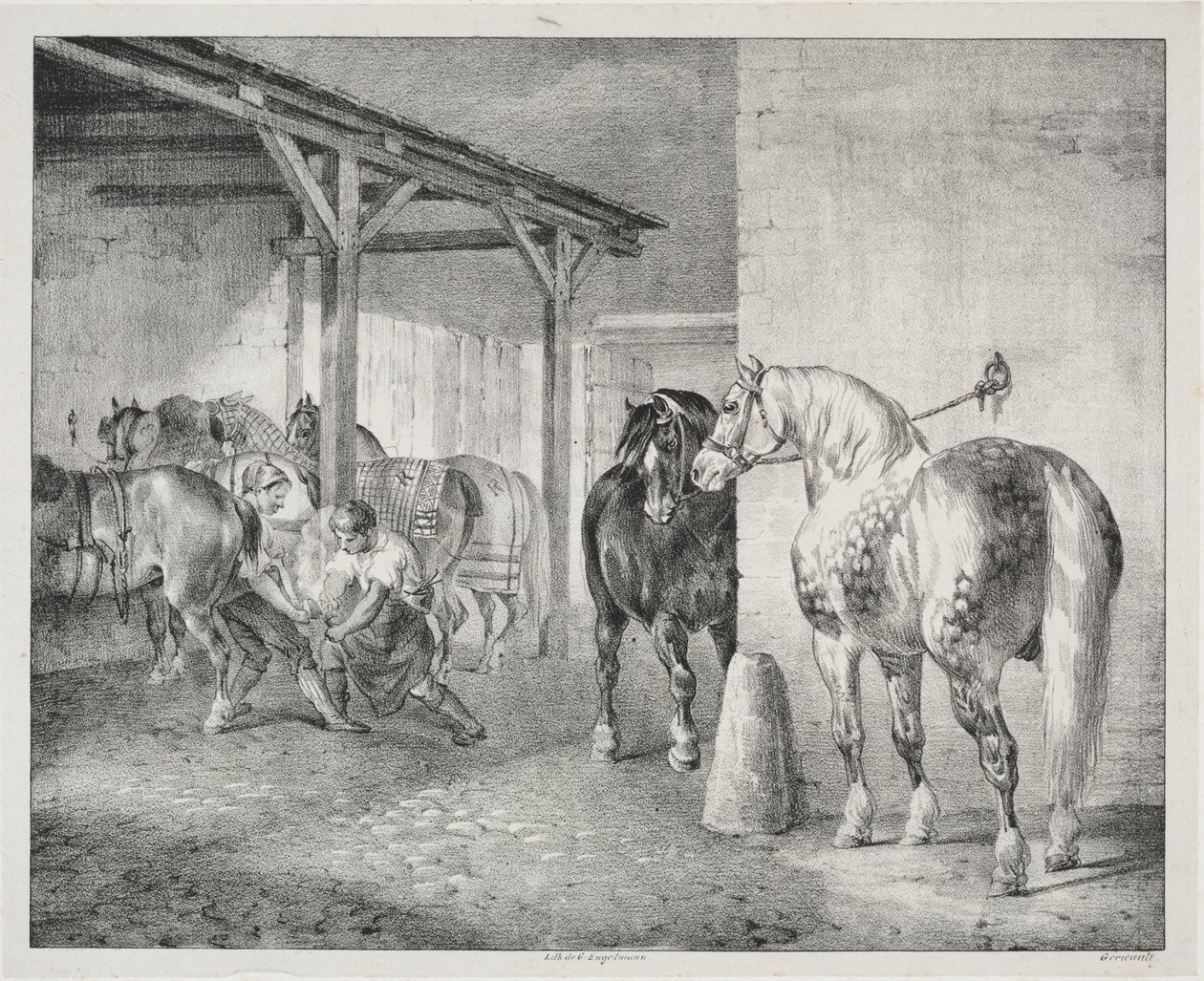 Ferriers skjul av Theodore Gericault