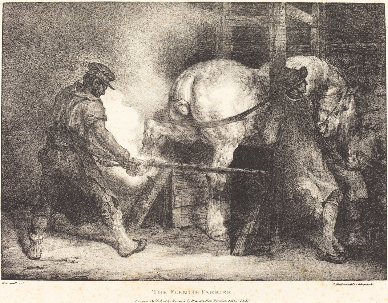Den flamländska hovslagaren av Theodore Gericault