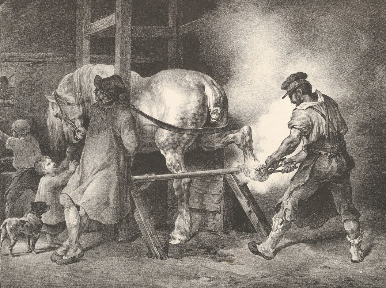 Den flamländska hovslagaren, 1822. av Theodore Gericault