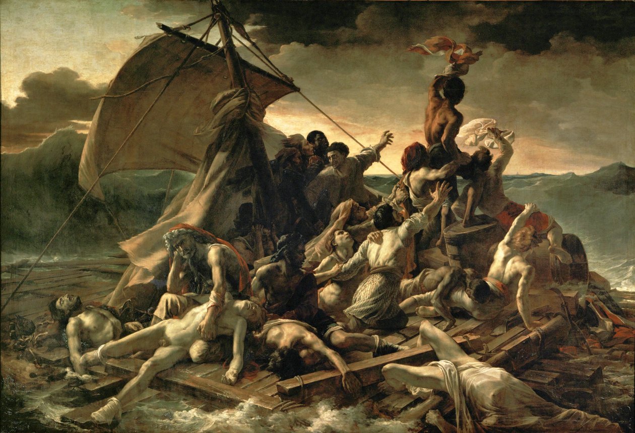 "Medusas" flotte... av Theodore Gericault